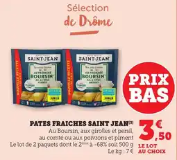Bi1 Pates fraiches saint jean offre