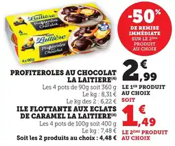 Bi1 Profiteroles au chocolat la laitiere offre
