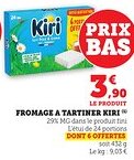 Bi1 Fromage a tartiner kiri offre