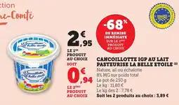 Bi1 Cancoillotte igp au lait pasteurise la belle etoile offre