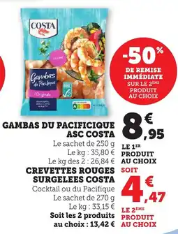 Bi1 Gambas du pacificique asc costa offre