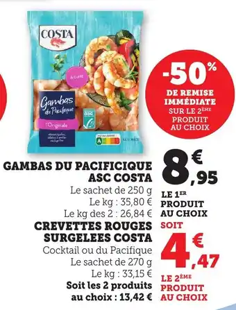 Bi1 Gambas du pacificique asc costa offre