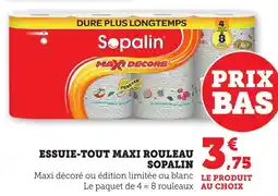 Bi1 Essuie-tout maxi rouleau sopalin offre