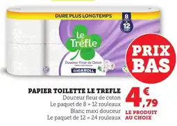 Bi1 Papier toilette le trefle offre