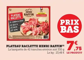 Bi1 Plateau raclette henri raffin offre