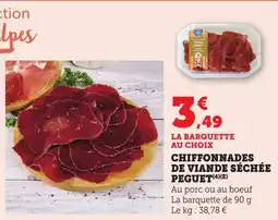 Bi1 Chiffonnades de viande séchée peguet offre