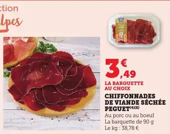 Bi1 Chiffonnades de viande séchée peguet offre