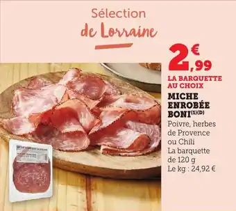 Bi1 Miche enrobée boni offre