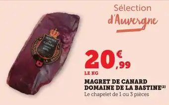 Bi1 Magret de canard domaine de la bastine offre