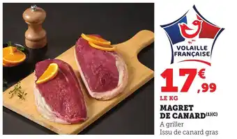 Bi1 Magret de canard offre