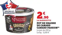 Bi1 Pot de graisse de canard canard passion offre