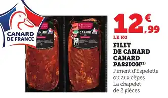 Bi1 Filet de canard canard passion offre