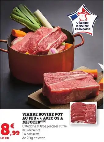 Bi1 Viande bovine pot au feu avec os a mijoter offre