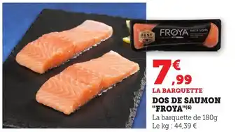 Bi1 Dos de saumon froya offre