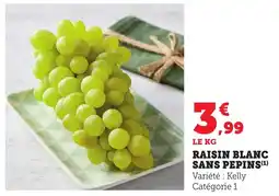 Bi1 Raisin blanc sans pepins offre
