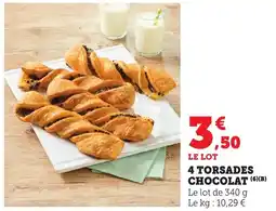 Bi1 4 torsades chocolat offre