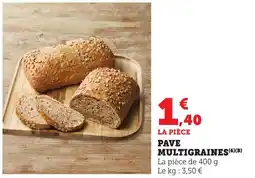 Bi1 Pave multigraines offre