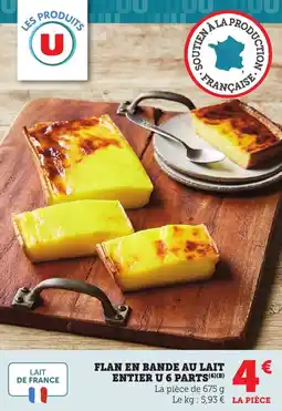Bi1 Flan en bande au lait entier u 6 parts offre