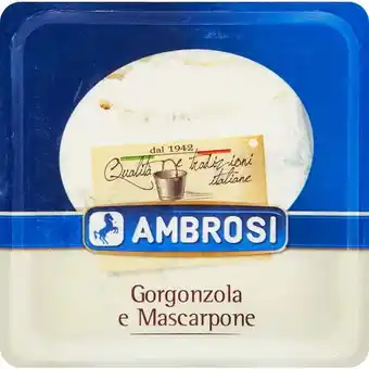 Carrefour Market AMBROSI Gorgonzola et Mascarpone offre