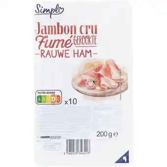 Carrefour Market SIMPL Jambon cru fumé offre