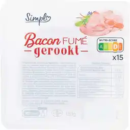 Carrefour Market SIMPL Bacon fumé offre