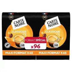 Carrefour Market CARTE NOIRE Dosettes de café Format Spécial offre