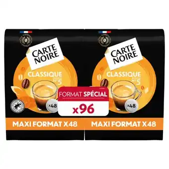 Carrefour Market CARTE NOIRE Dosettes de café Format Spécial offre