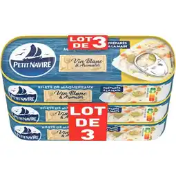 Carrefour Market PETIT NAVIRE Filets de maquereaux Lot de 3 offre