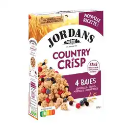 Carrefour Market JORDANS Céréales Country Crisp offre