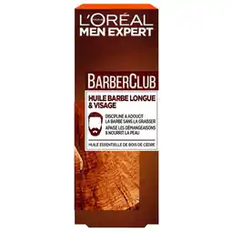 Carrefour Market L'ORÉAL PARIS MEN EXPERT Barber Club Huile barbe longue & visage offre
