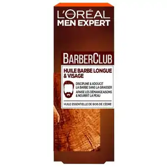 Carrefour Market L'ORÉAL PARIS MEN EXPERT Barber Club Huile barbe longue & visage offre