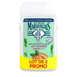 Carrefour Market LE PETIT MARSEILLAIS Gel Douche Lot de 2 Promo offre