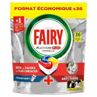 Carrefour Market FAIRY Capsules pour lave-vaisselle offre