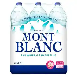 Carrefour Market MONT BLANC Eau minérale naturelle offre