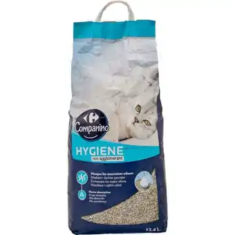 Carrefour Market CARREFOUR COMPANINO Litière non agglomérant offre