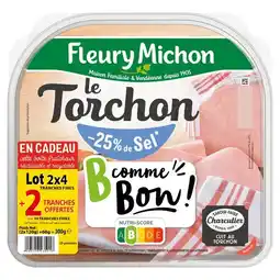 Carrefour FLEURY MICHON Jambon Le Torchon offre
