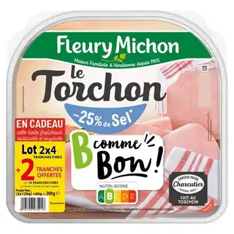 Carrefour FLEURY MICHON Jambon Le Torchon offre