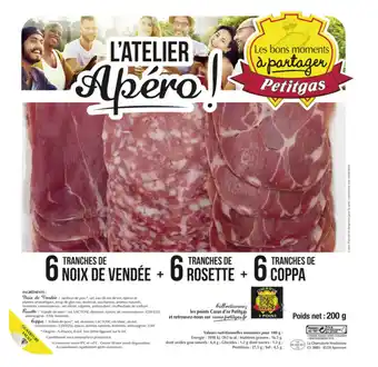 Carrefour PETITGAS Plateau Charcuterie L'Atelier Apéro offre