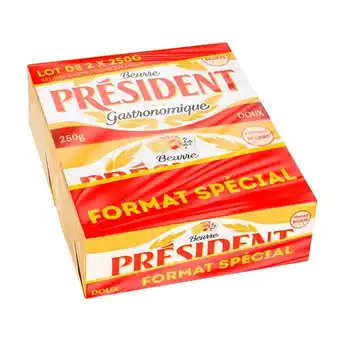 Carrefour PRÉSIDENT Beurre Gastronomique Format Spécial offre