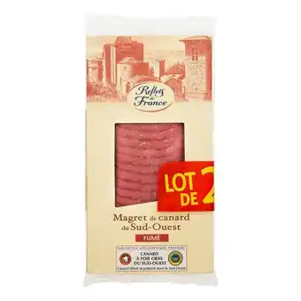 Carrefour REFLETS DE FRANCE Magret de canard I.G.P. du Sud-Ouest Lot de 2 offre