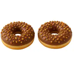 Carrefour CARREFOUR 2 donuts fourrés cacao noisette offre