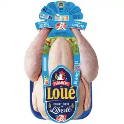 Carrefour LES FERMIERS DE LOUÉ Poulet fermier Label Rouge I.G.P. Volaille du Maine offre