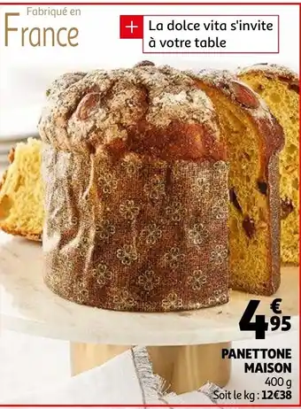 Auchan Panettone maison offre
