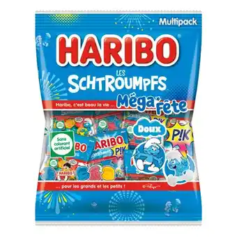 Carrefour HARIBO Bonbons Mega Fête Multipack offre