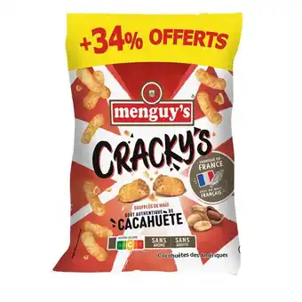 Carrefour MENGUY'S Biscuits Apéritifs Cracky's offre