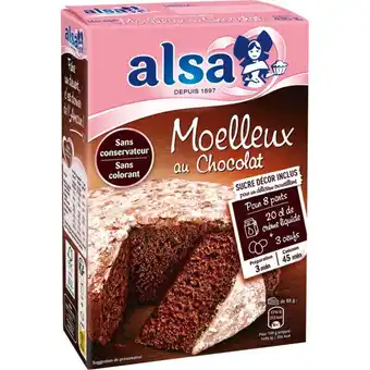Carrefour ALSA Préparation pour gâteau offre
