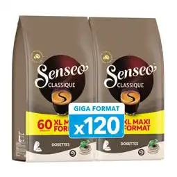 Carrefour SENSEO Dosettes de Café Giga Format offre