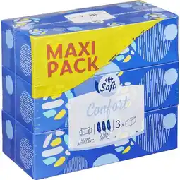 Carrefour CARREFOUR SOFT Mouchoirs blancs Confort Maxi Pack offre
