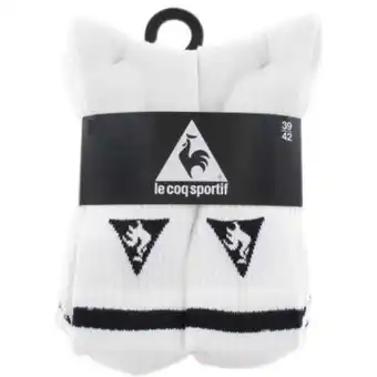 Carrefour LE COQ SPORTIF Mi-chaussettes de sport homme offre