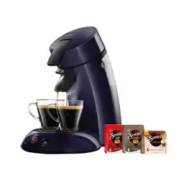 Carrefour PHILIPS Machine à café Senseo bleu offre